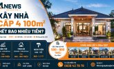 Xây nhà cấp 4 100m2 hết bao nhiêu tiền? (Cập nhật 2026 + 5 mẫu đẹp thực tế)