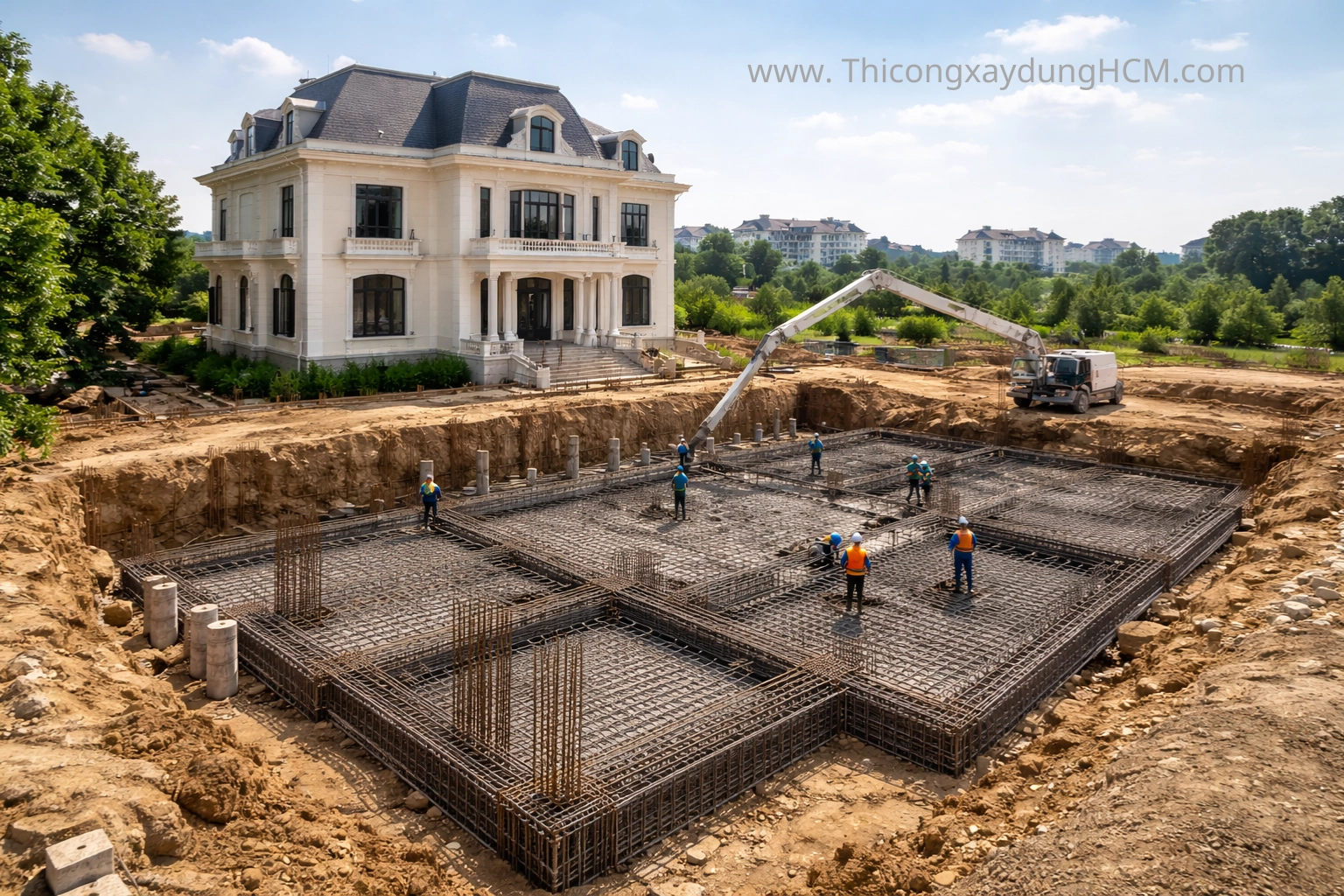 Các loại móng biệt thự và tiêu chí lựa chọn