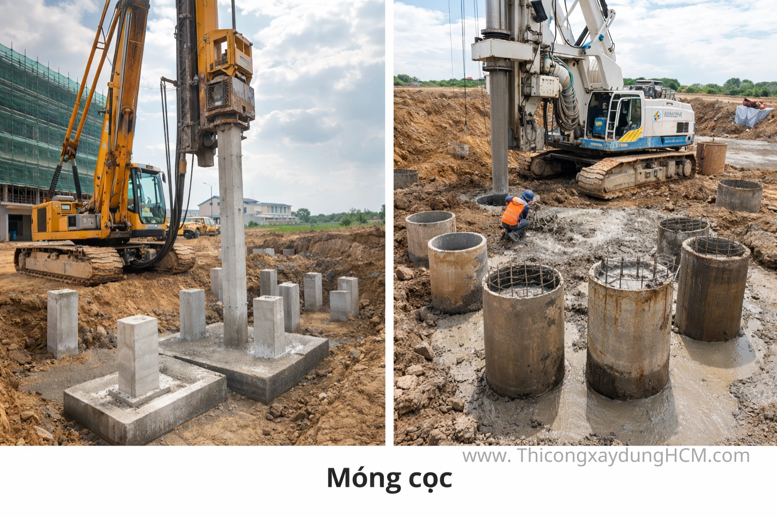 Các loại móng biệt thự và tiêu chí lựa chọn